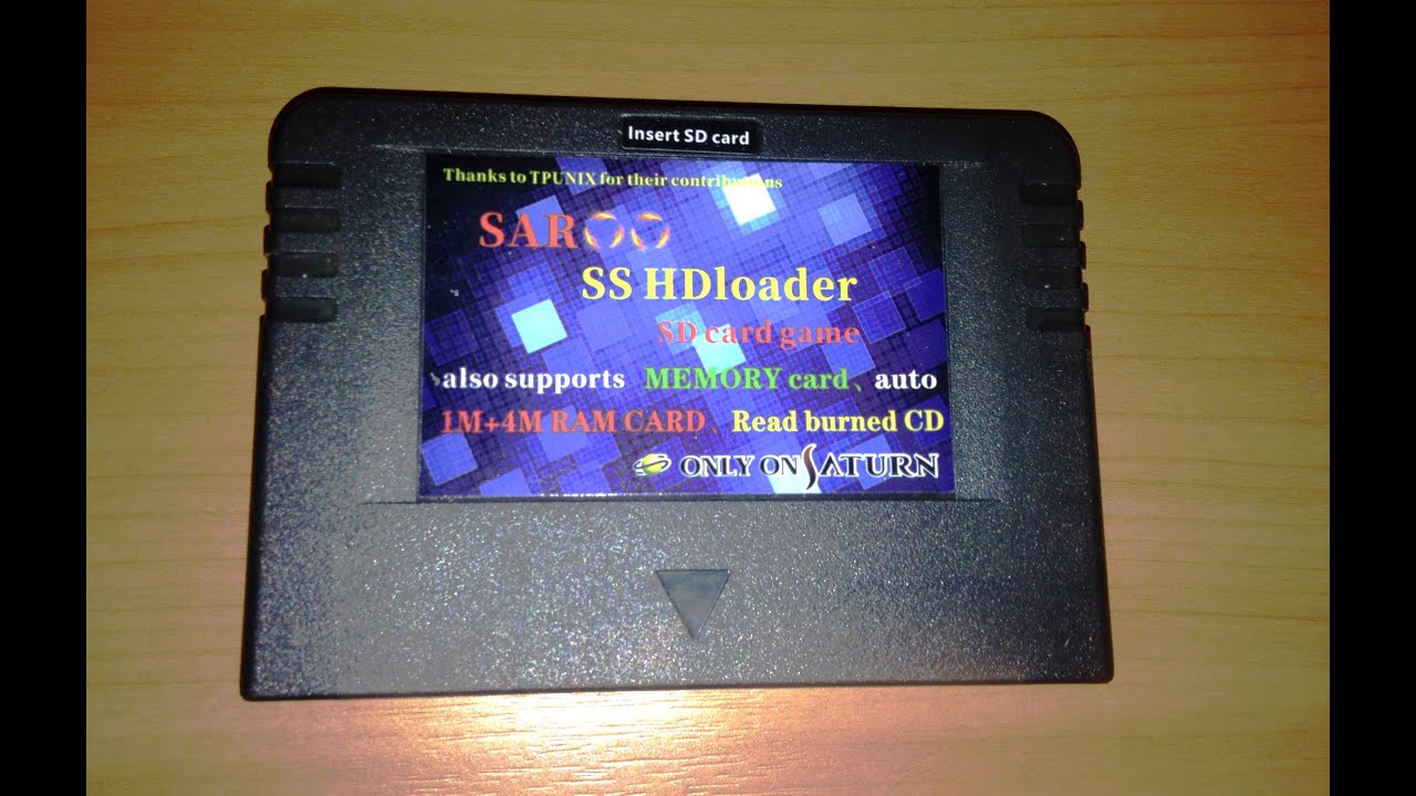 Saroo. Запуск игр с карты памяти на Sega Saturn.
