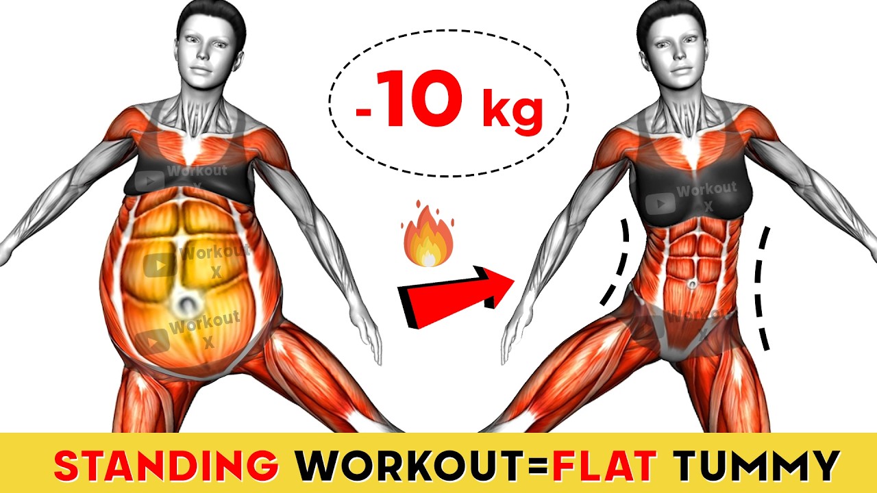 Hanging Belly Fat Exercises to Lose Belly Fat Faster - 2 Week Home Workout for Beginners