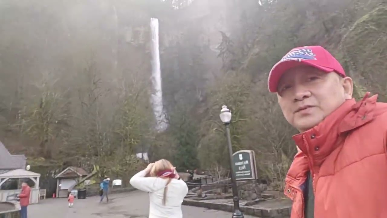 USA TRIP 🇺🇸 : Unforgettable  = MULTNOMAH FALLS // OREGON