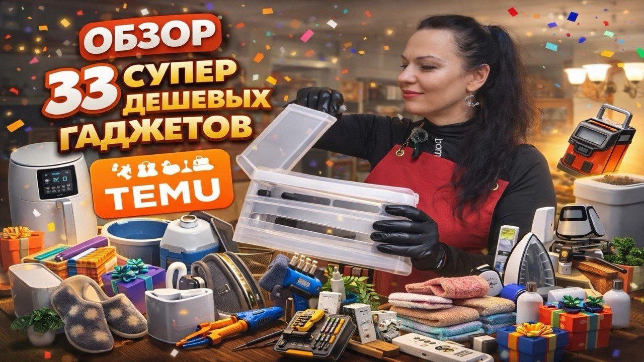 TEMU-time 🔥 Обзор и распаковка 33 супер дешёвых гаджетов для дома