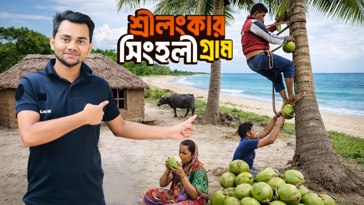 শ্রীলঙ্কার সিংহলী গ্রামে মানুষের জীবনযাপন || শ্রীলংকার পশ্চিম প্রদেশে || Sri Lanka Village Life