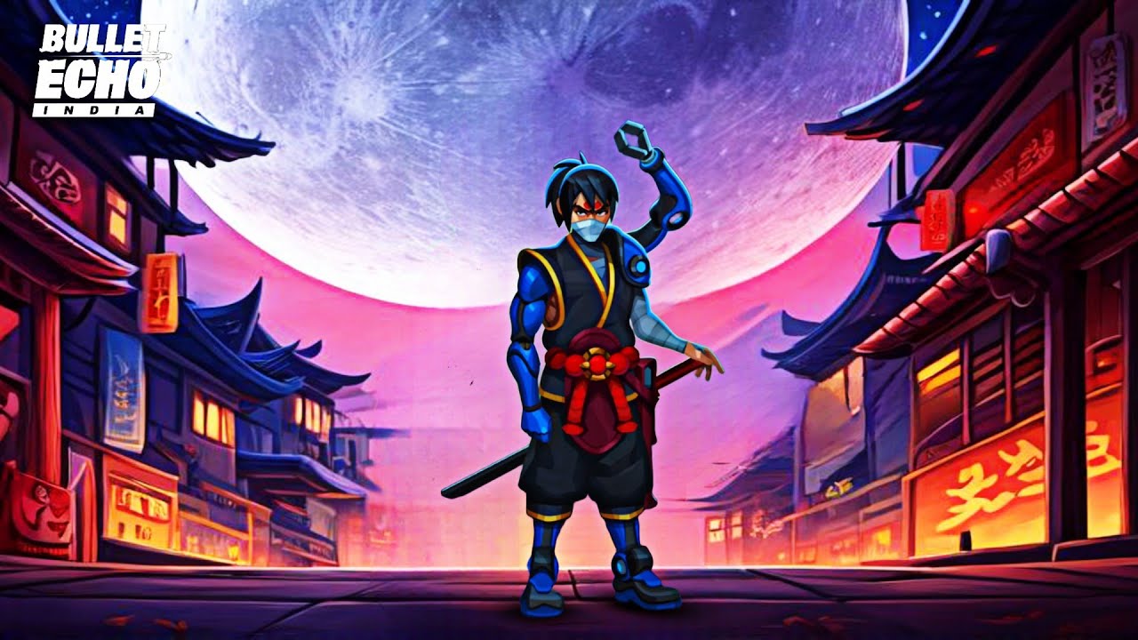 NINJA SATOSHI SKIN AND DIVINE GAMEPLAY IN BULLET ECHO INDIA