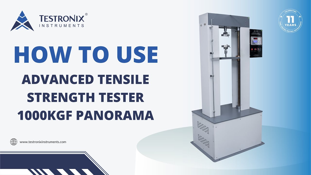 Advanced Universal Tensile Strength Tester Panorama - Computerised UTM Machine Testronix