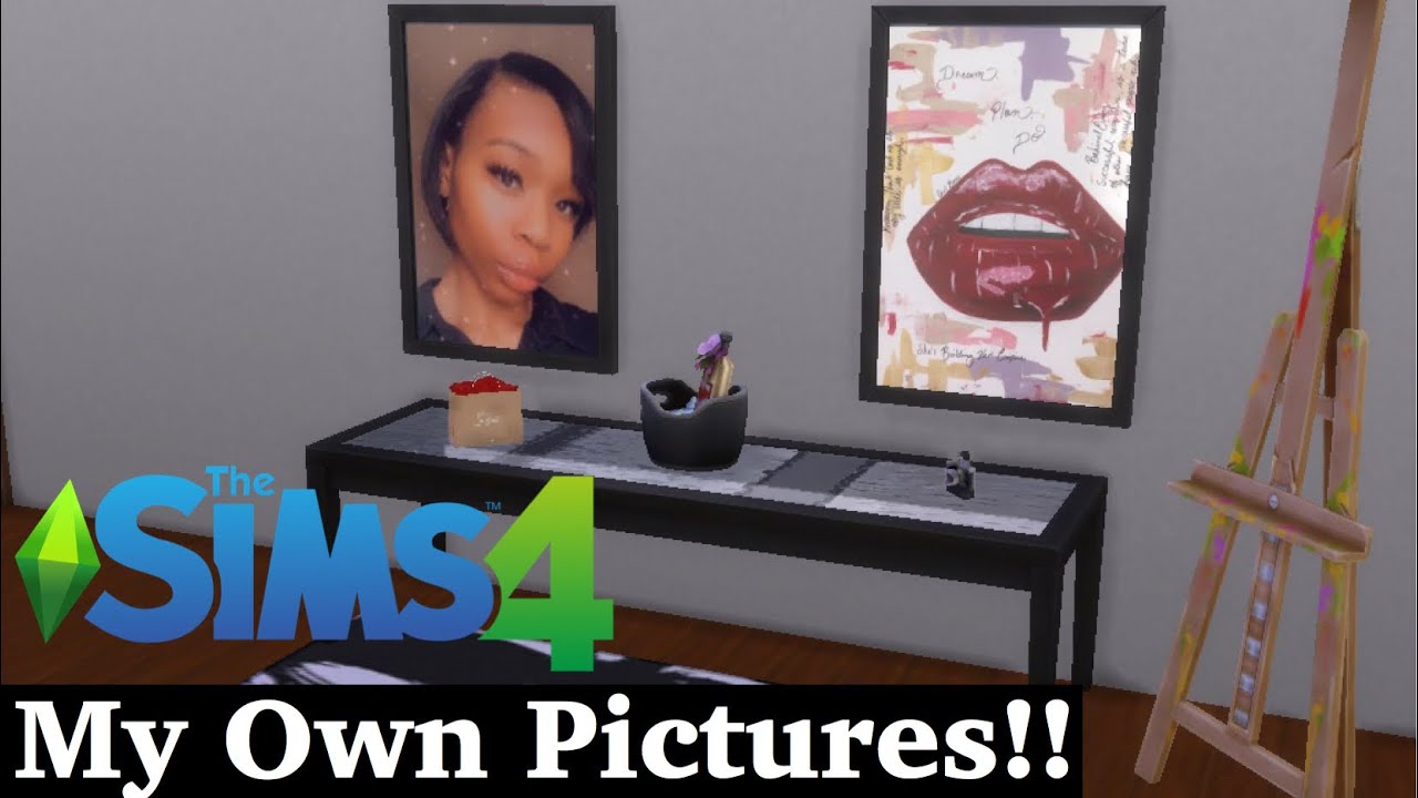 How To Put Your Own Picture In Your Sims 4 Game! | The Sims 4