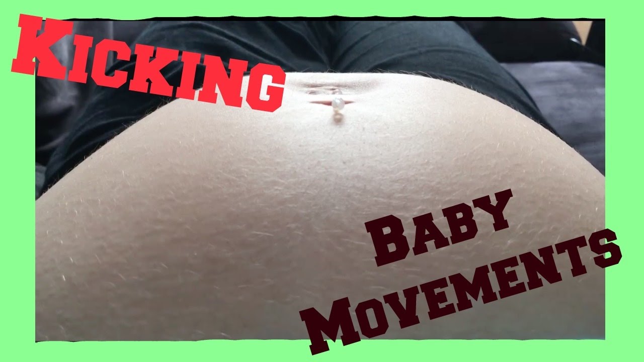 Baby Movements in Pregnancy - Fetal Movements 28 weeks BABY KICKING AND MOVING - LOTTE ROACH