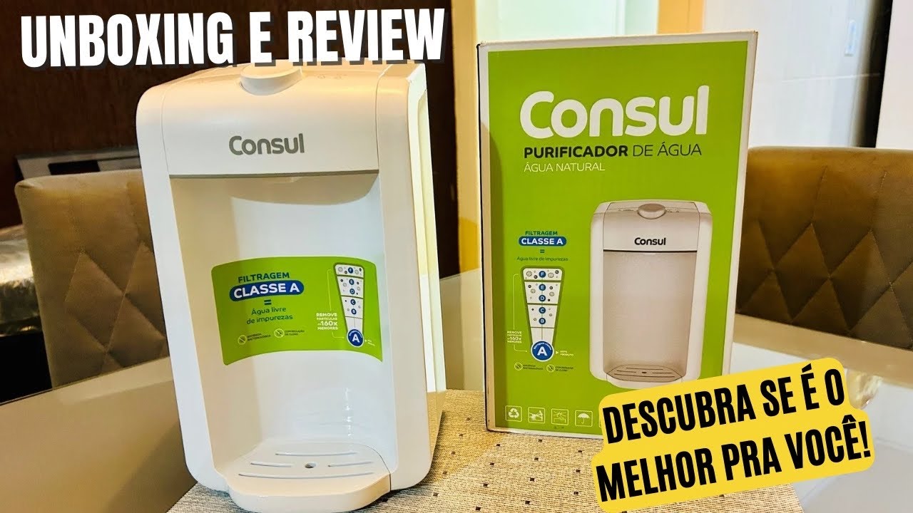 Unboxing e Análise do Purificador de Água Consul CPC31AB