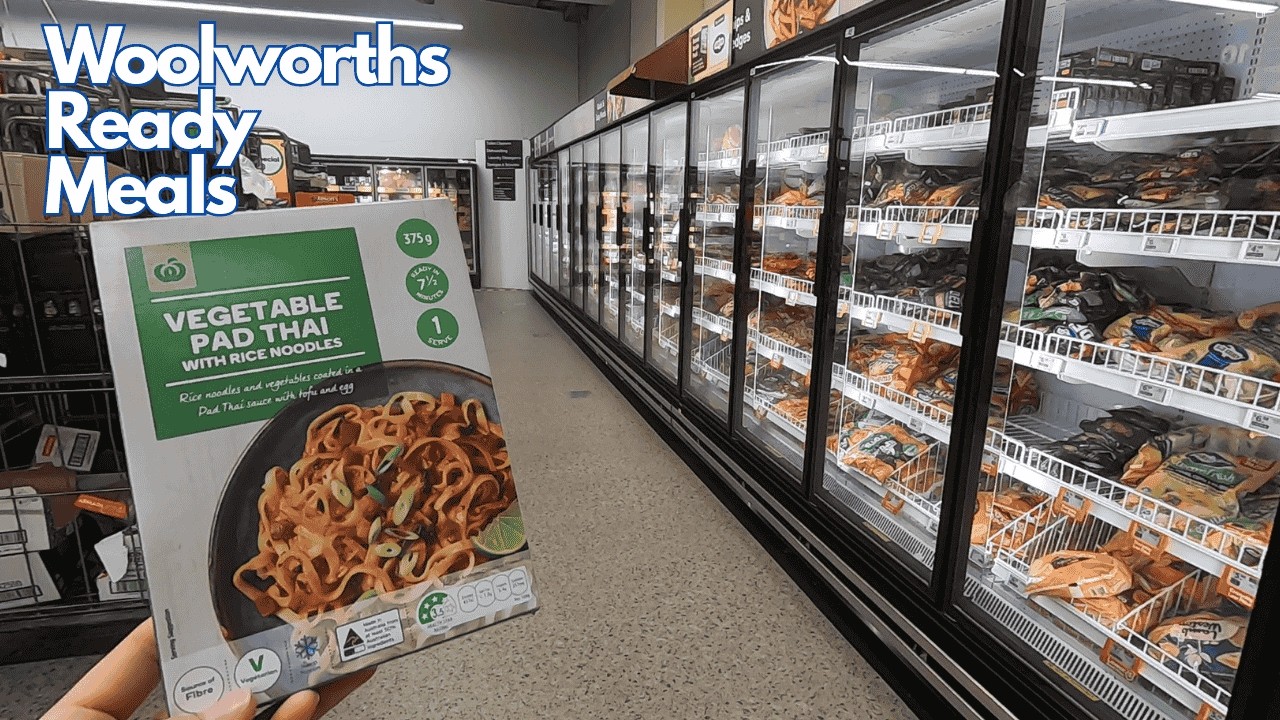 Trying WOOLWORTHS Ready Meals Under $5 (Budget Edition) Pad Thai - Lasagne - Cottage Pie