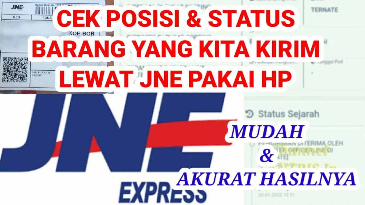 Cara Cek Posisi dan Status Barang Yang Dikirim Lewat JNE