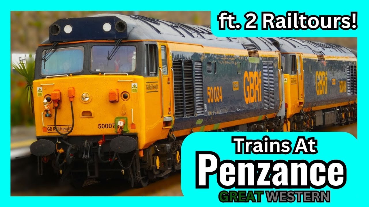 Trains at Penzance, GWML - 29.6.24