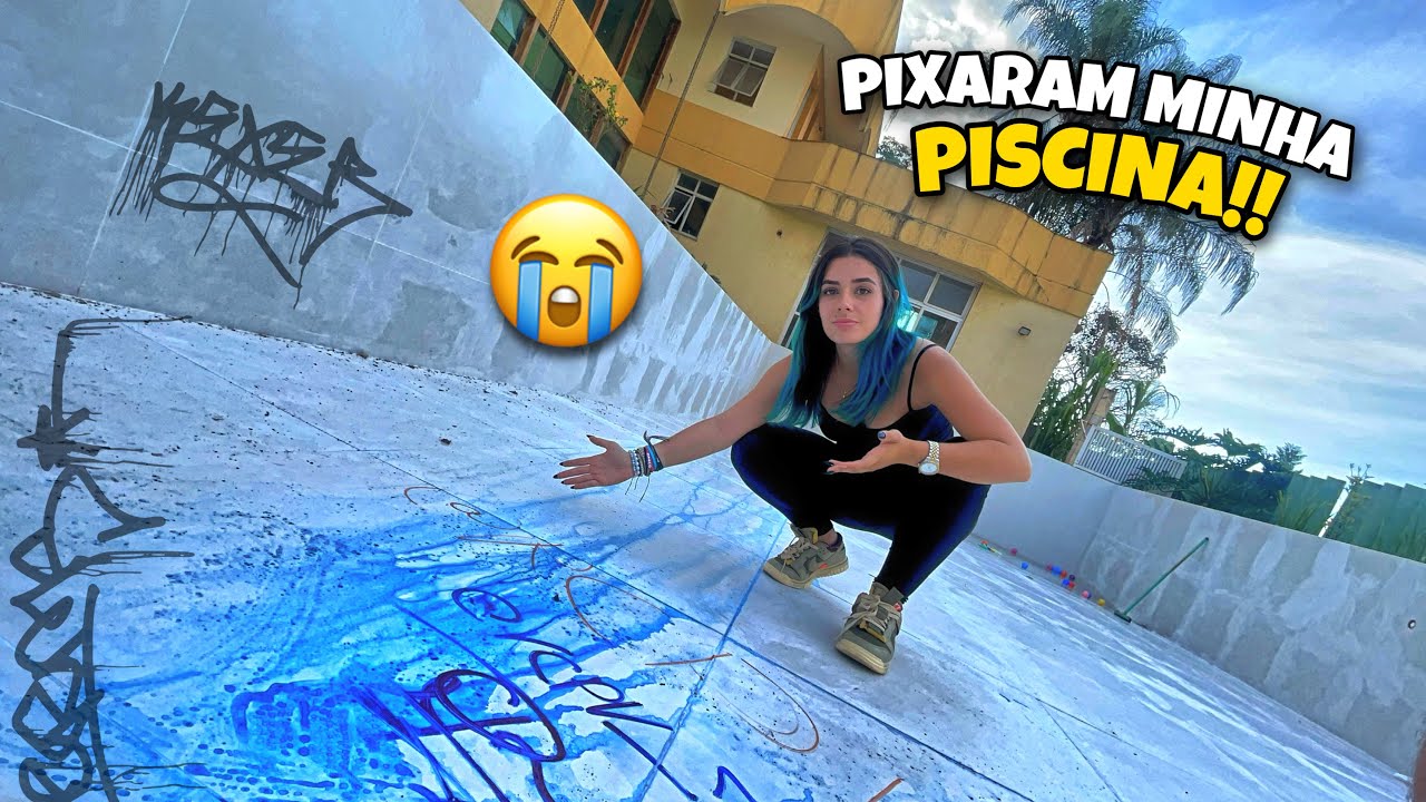 INVADIRAM MINHA CASA ABANDONADA E PIXARAM A PISCINA!!