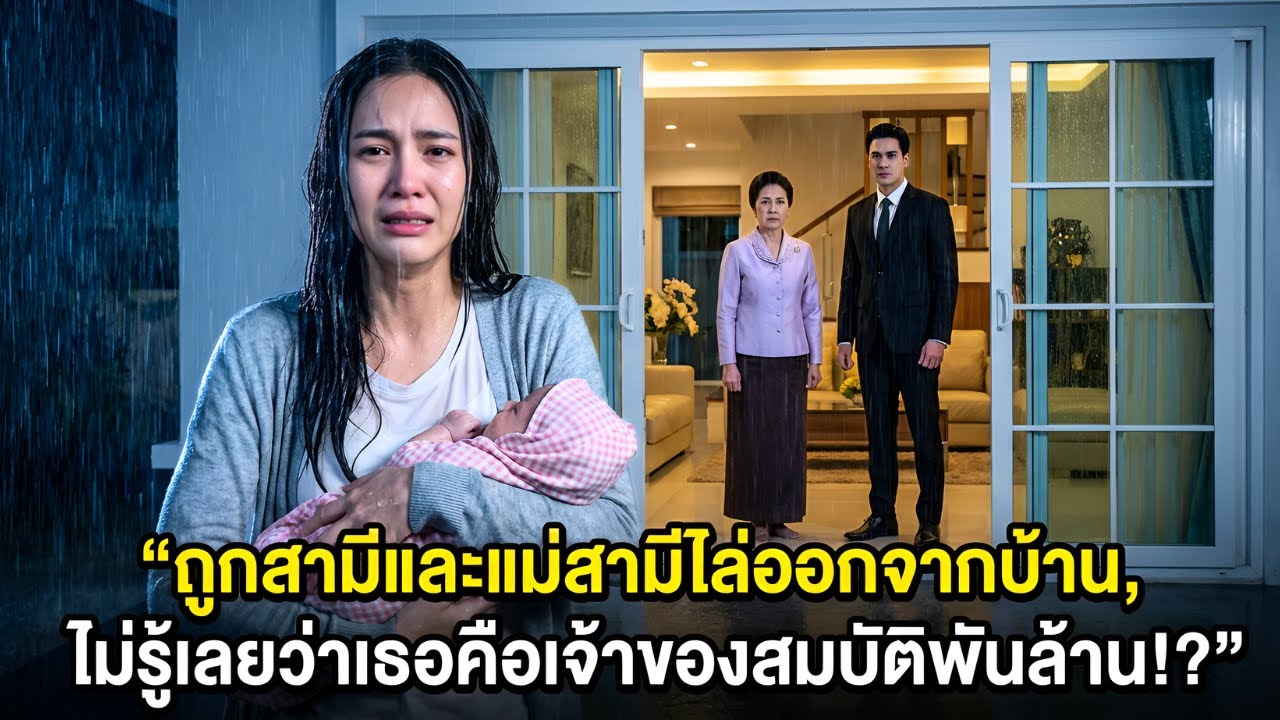 ถูกสามีและแม่สามีไล่ออกบ้าน—ไม่รู้เลยว่าเธอคือทายาทมรดกพันล้าน! | สามีทรยศ