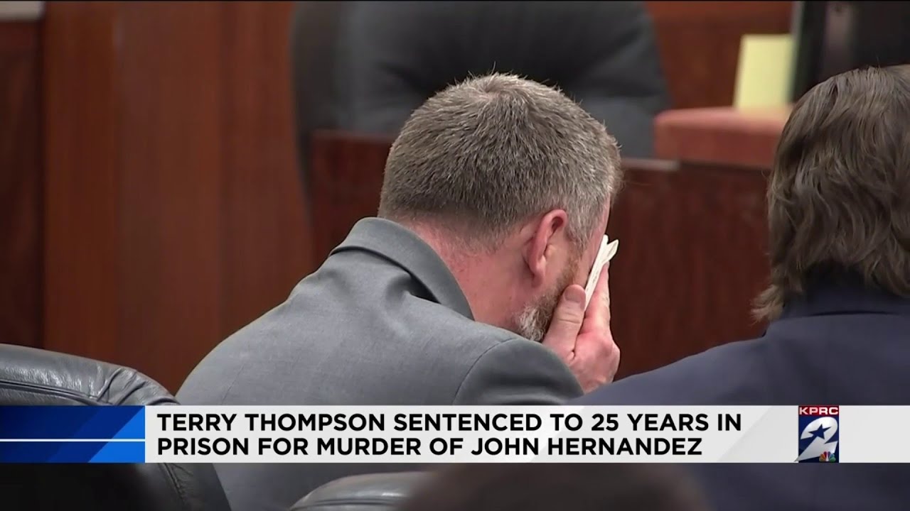 Terry Thompson sentenced to 25 years in prison for murder of John Hernandez