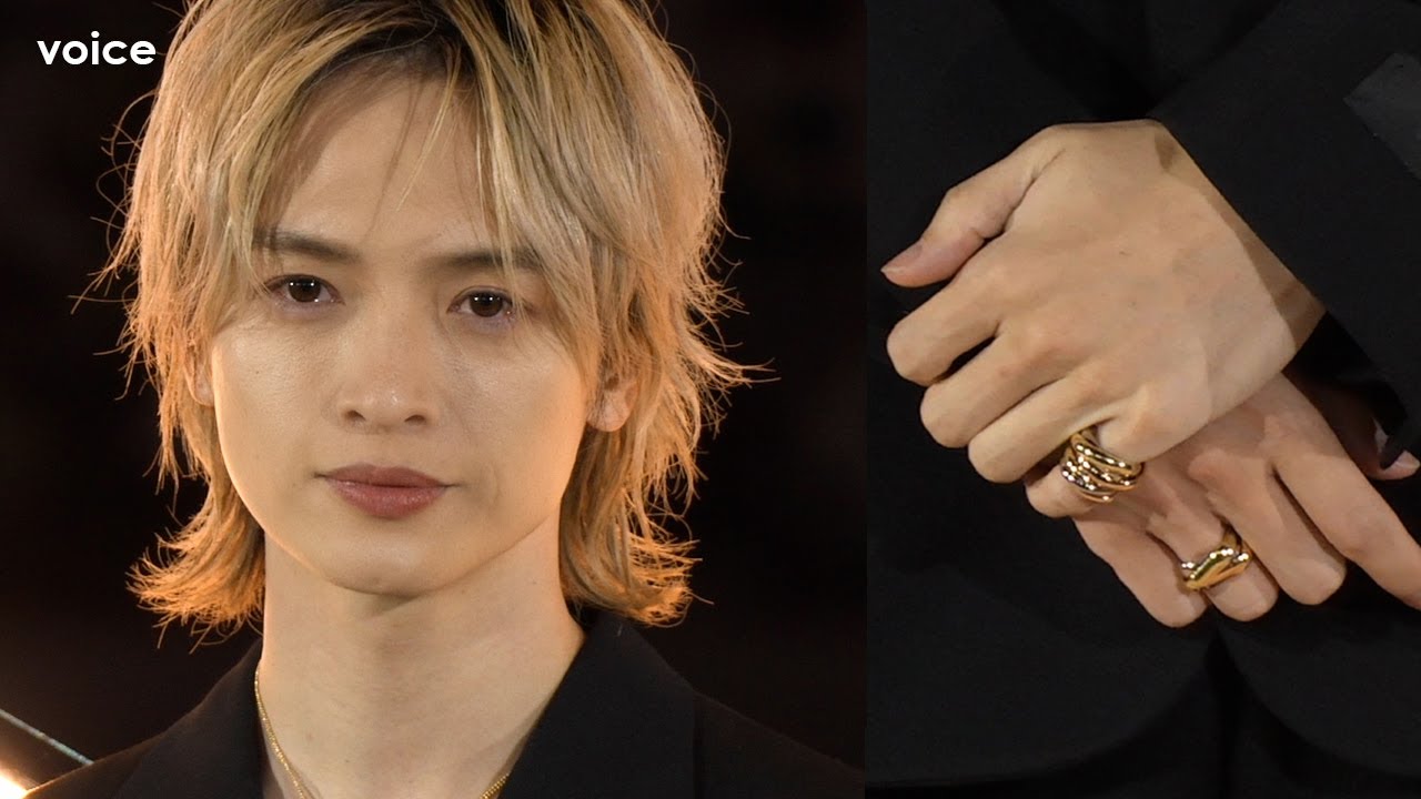 玉森裕太、美しさ爆発　私物の高級リングを小指に：カルティエ“TRINITY 100”セレブレーションパーティ
