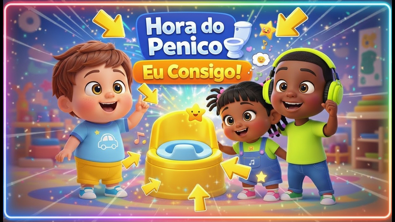 Hora do Penico | Música Educativa para Aprender a Fazer Xixi 🚽🎶