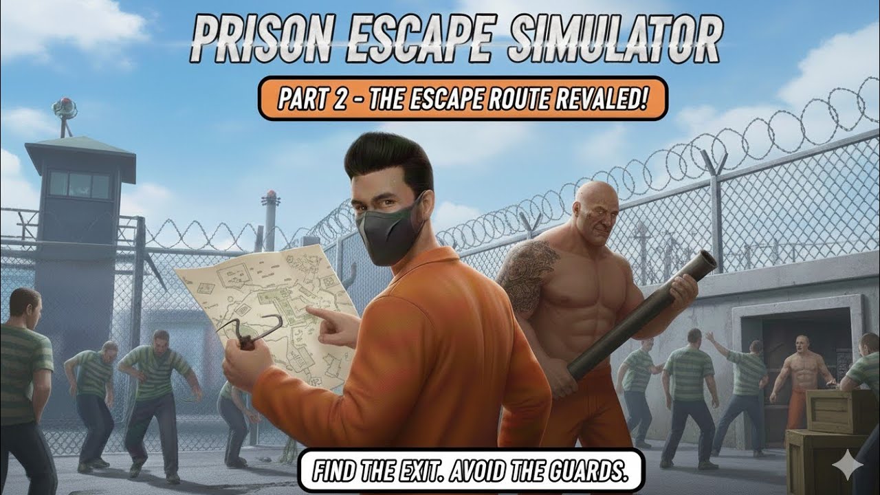 Priseon escape is ready 😱 priseon escape simulator game 