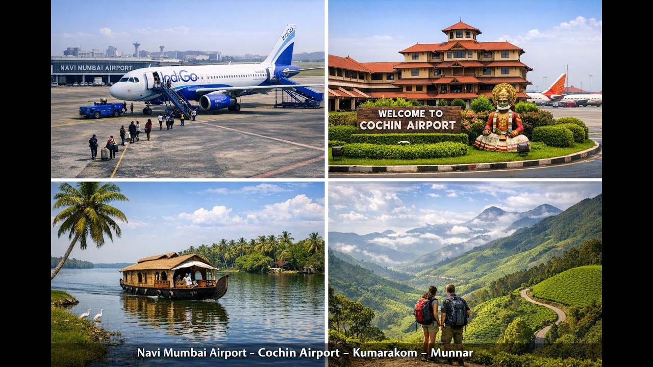 Jan 2026 Kerala Trip: From Navi Mumbai Airport to Cochin Airport and Back