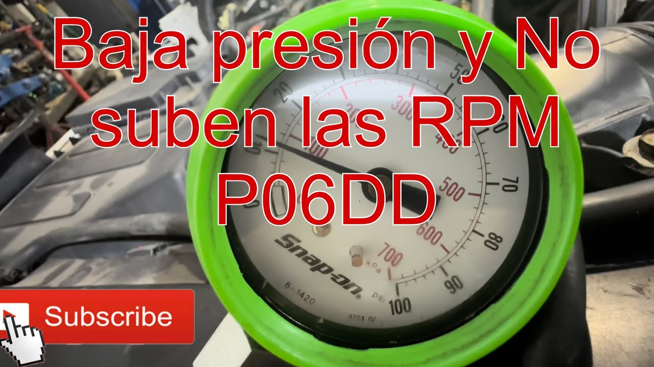 No suben RPM P06DD baja presión de aceite Jeep Wrangler