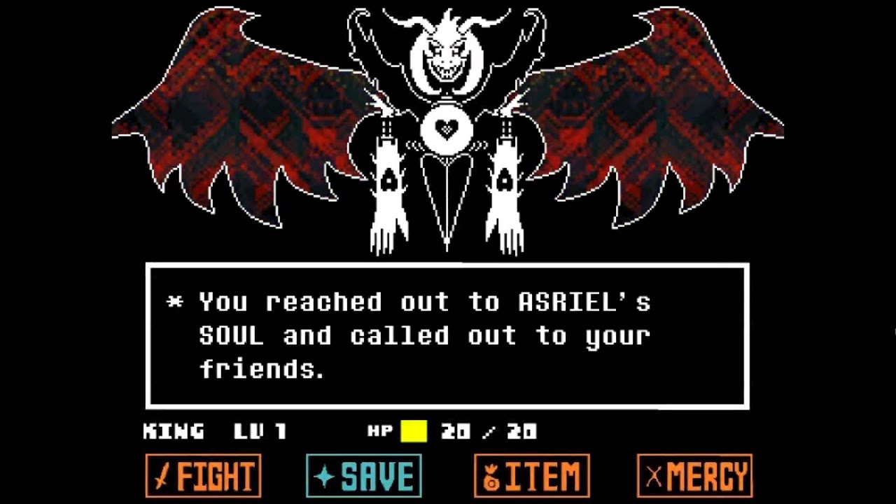 Undertale - Asriel Dreemur, God of Hyperdeath fight