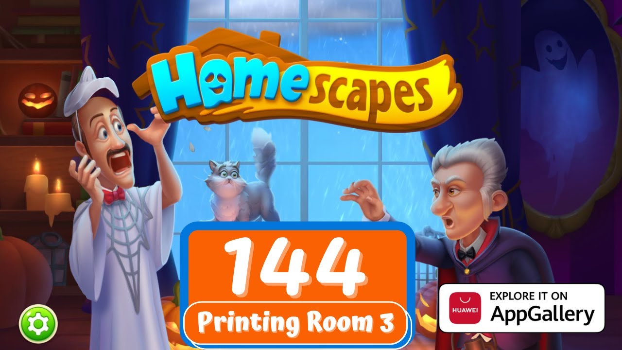 Homescapes - Day 144 - The Printing Room Day 3 - Gameplay Story