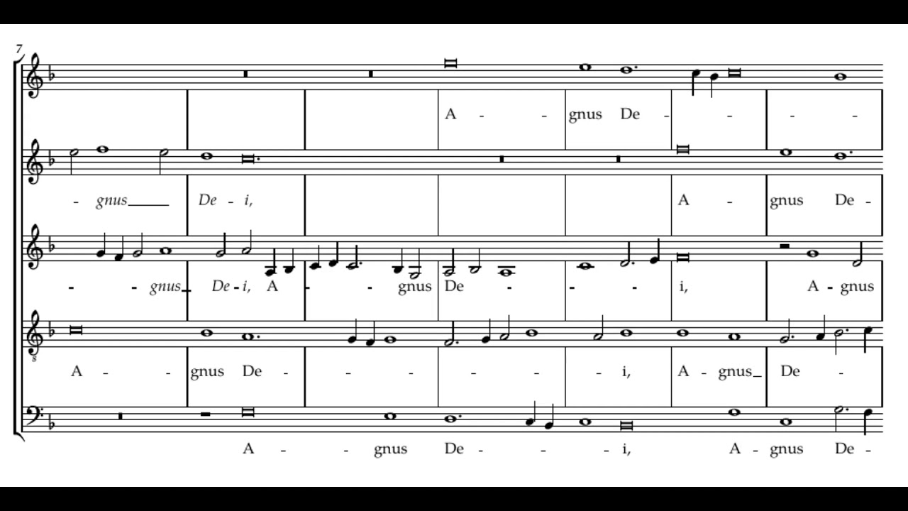 Palestrina: Missa brevis - Agnus Dei - Tallis Scholars