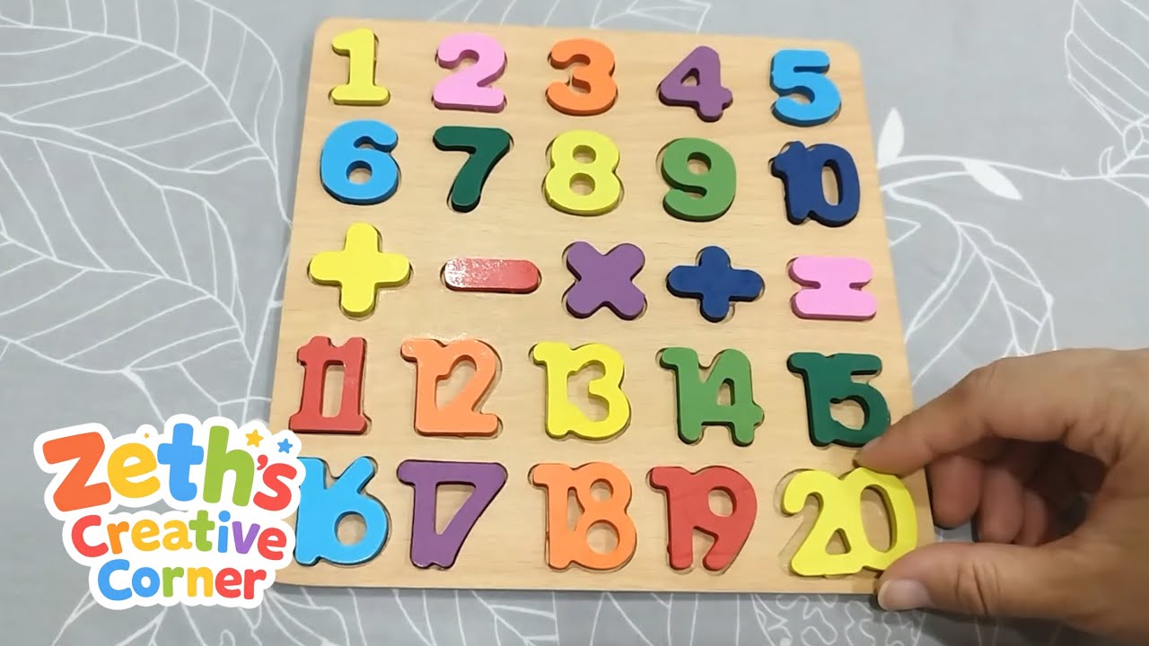 Learn Numbers 1-20 for Toddlers | Number Puzzle Fun | Educational Counting Video​