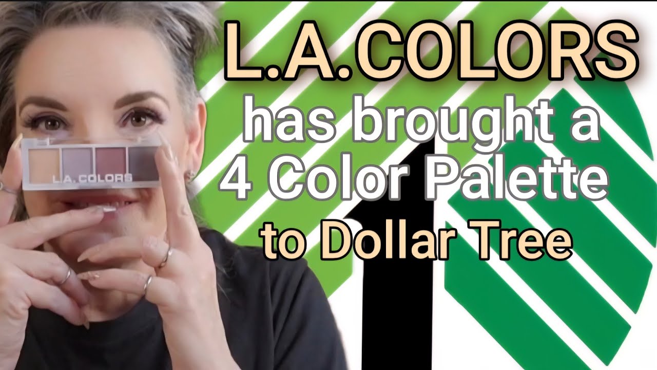 Палитра теней для век из 4 цветов от L.A.COLORS продается в магазине Dollar Tree ✨️