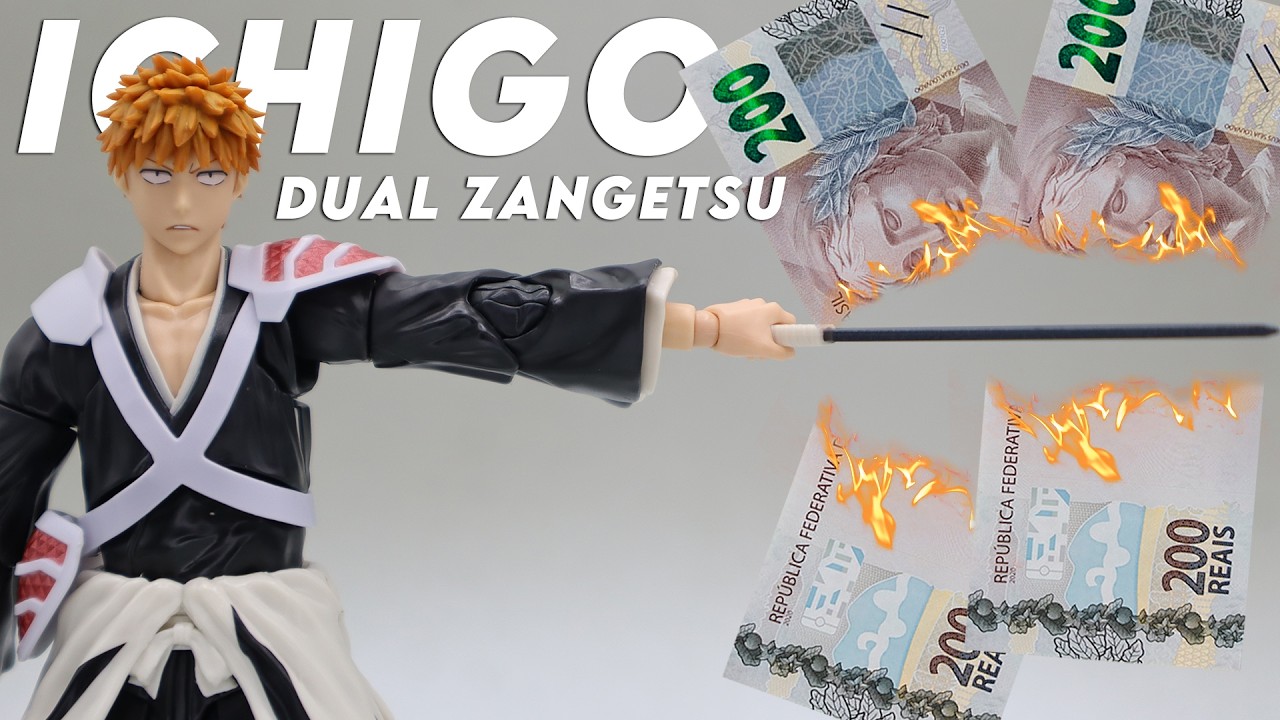 Ichigo Dual Zangetsu (Bleach) - S.H.Figuarts BANDAI - Review em português - PT_BR