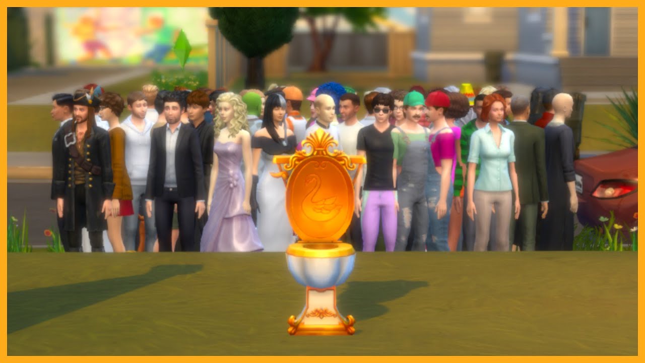 I Trapped 100 People On A Toilet in Sims 4