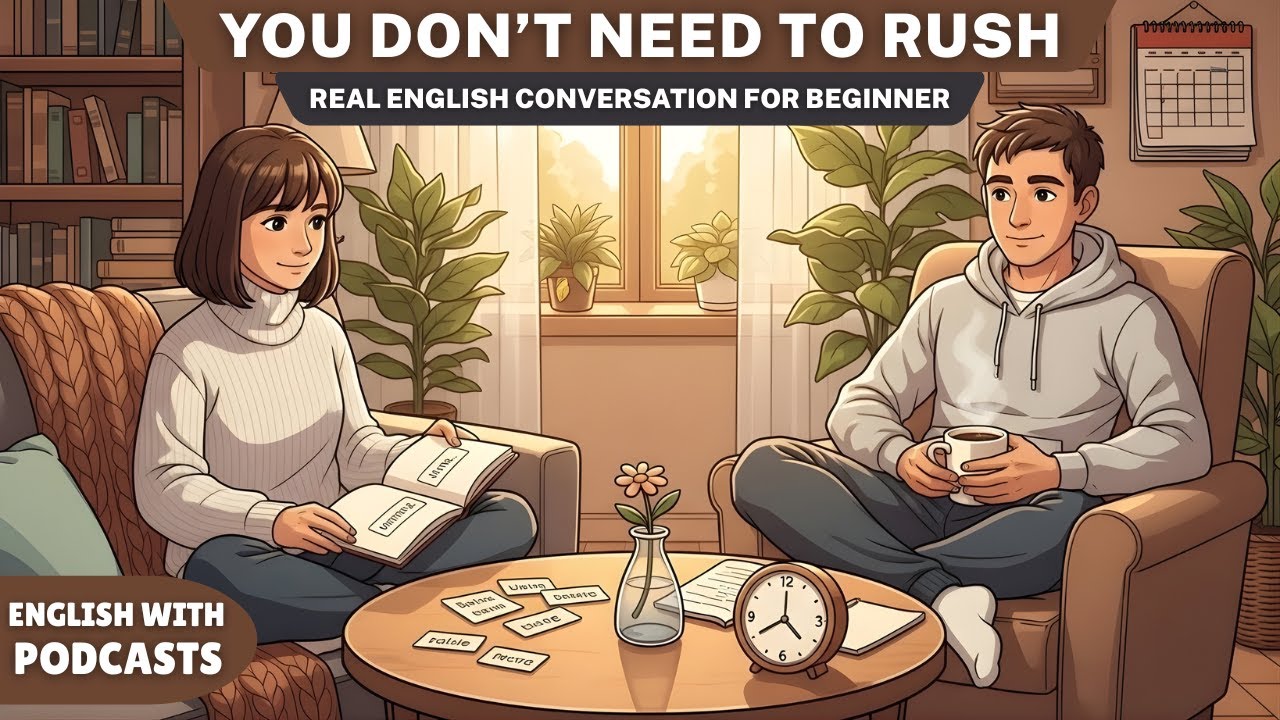 You Don't Need to Rush | Speak English with Confidence | English Podcast