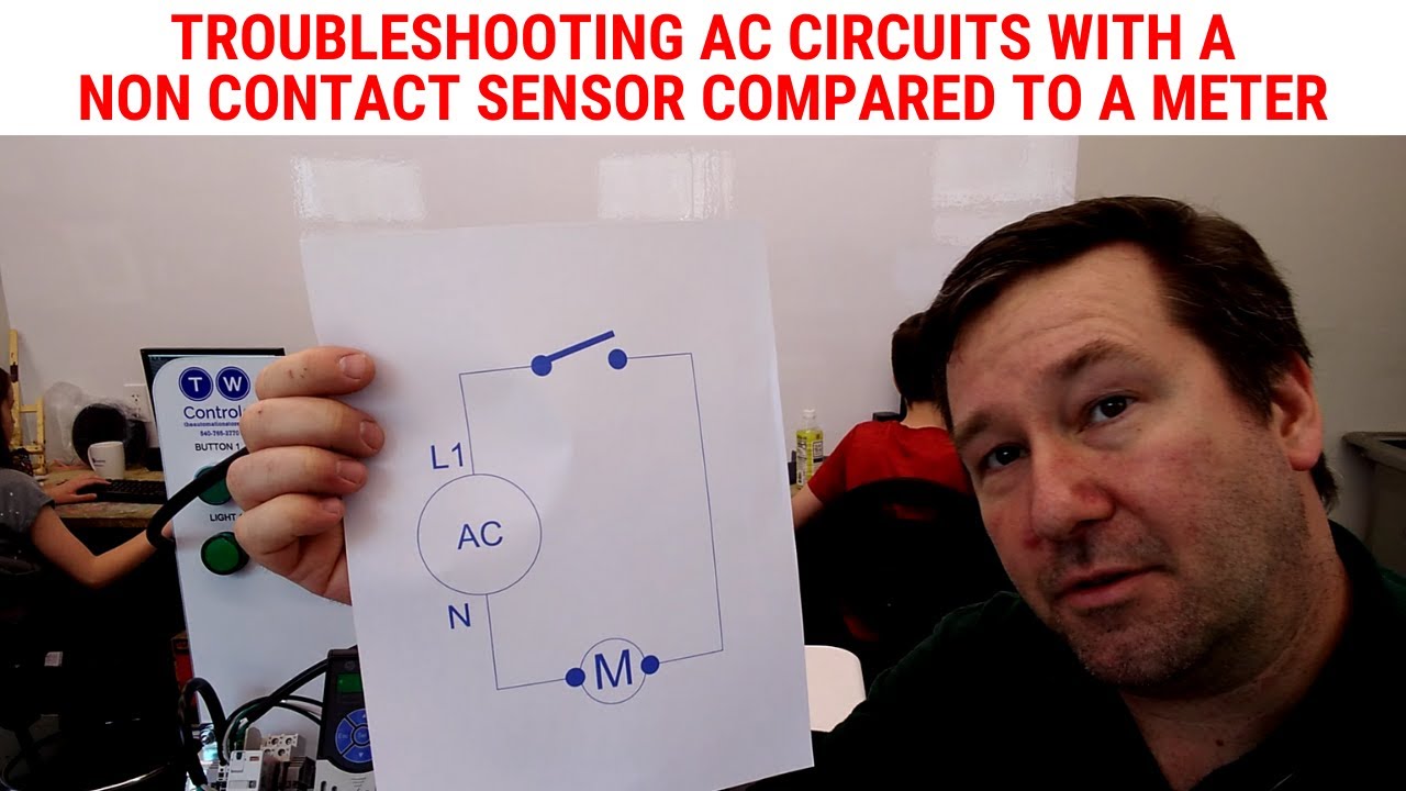 AC Circuit Troubleshooting with a Non Contact Sensor Compared to a Volt Meter or Multimeter