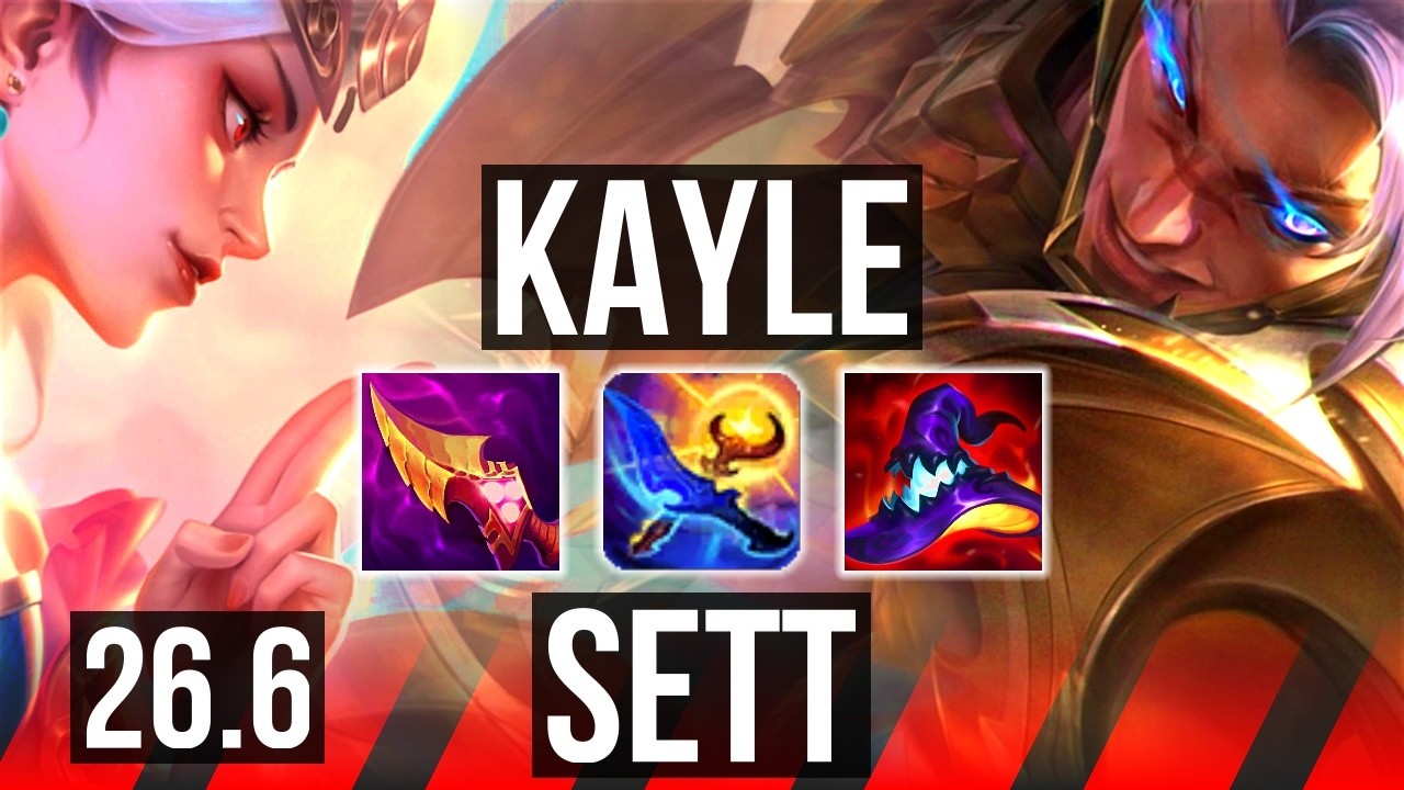 KAYLE vs SETT (TOP) | EUW Master | 26.6