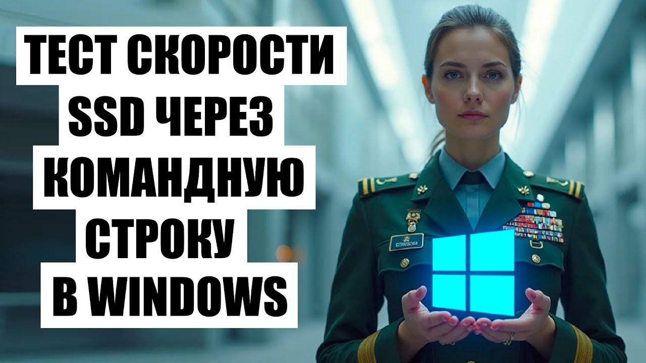 Тест скорости SSD в Windows через командную строку