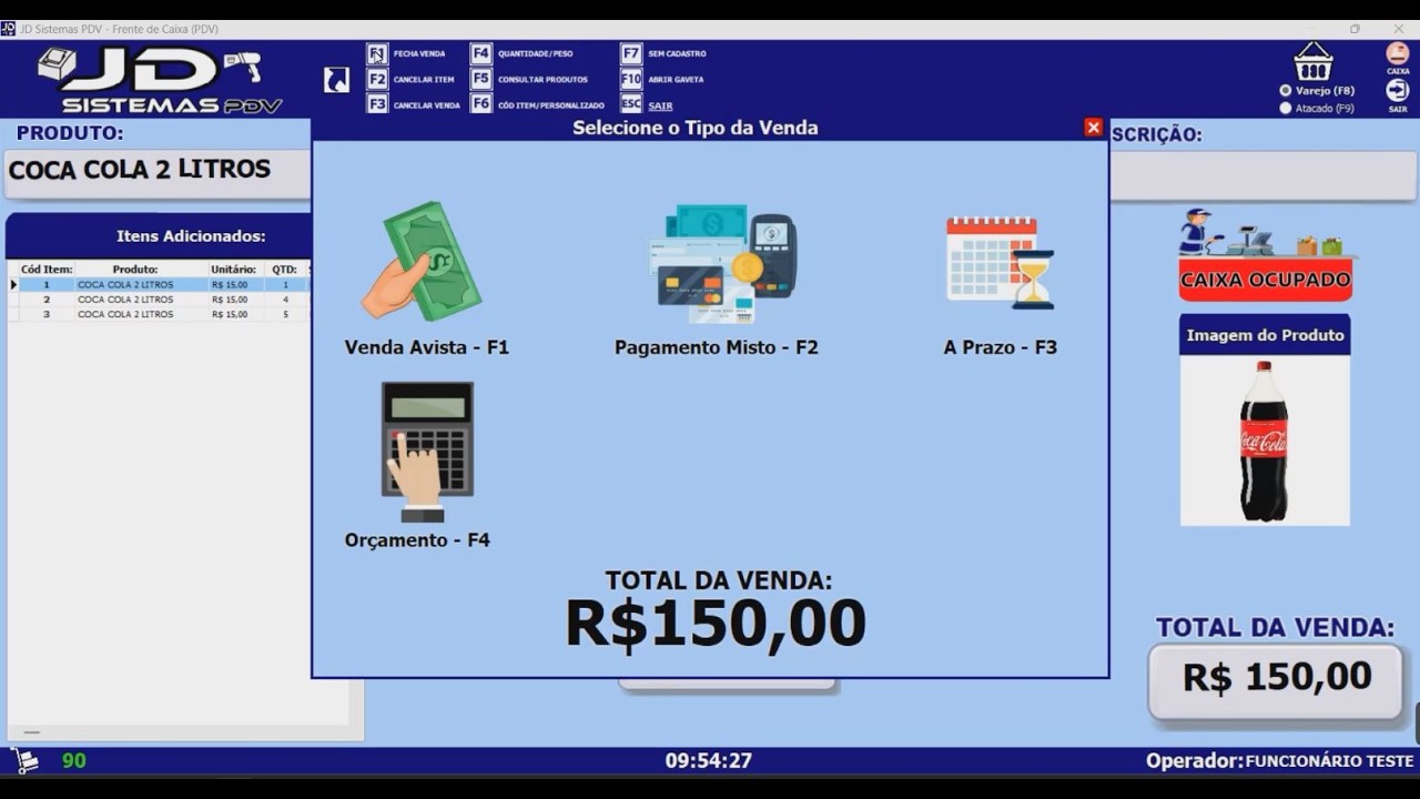 INSTALAÇÃO APRESENTAÇÃO JD SISTEMAS PDV 1.6 2026