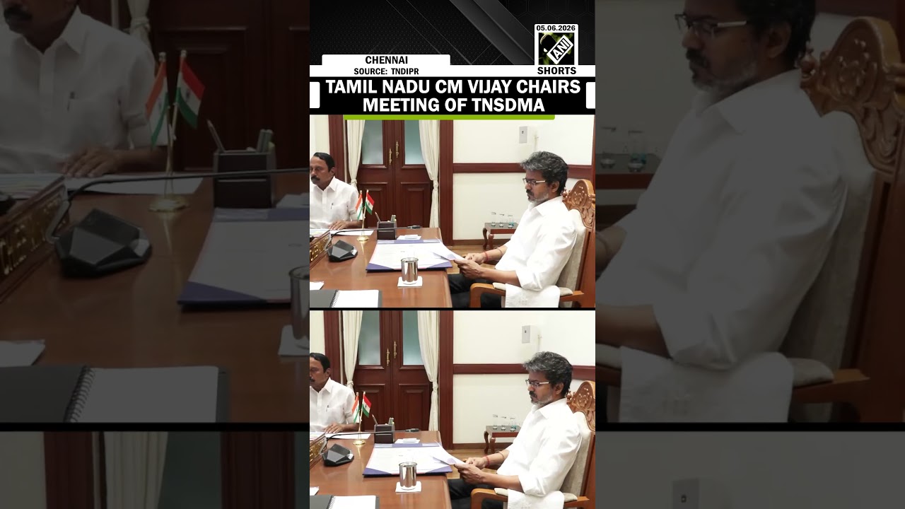 TN CM Vijay chairs meeting of Tamil Nadu Disaster Management Authority at Secretariat