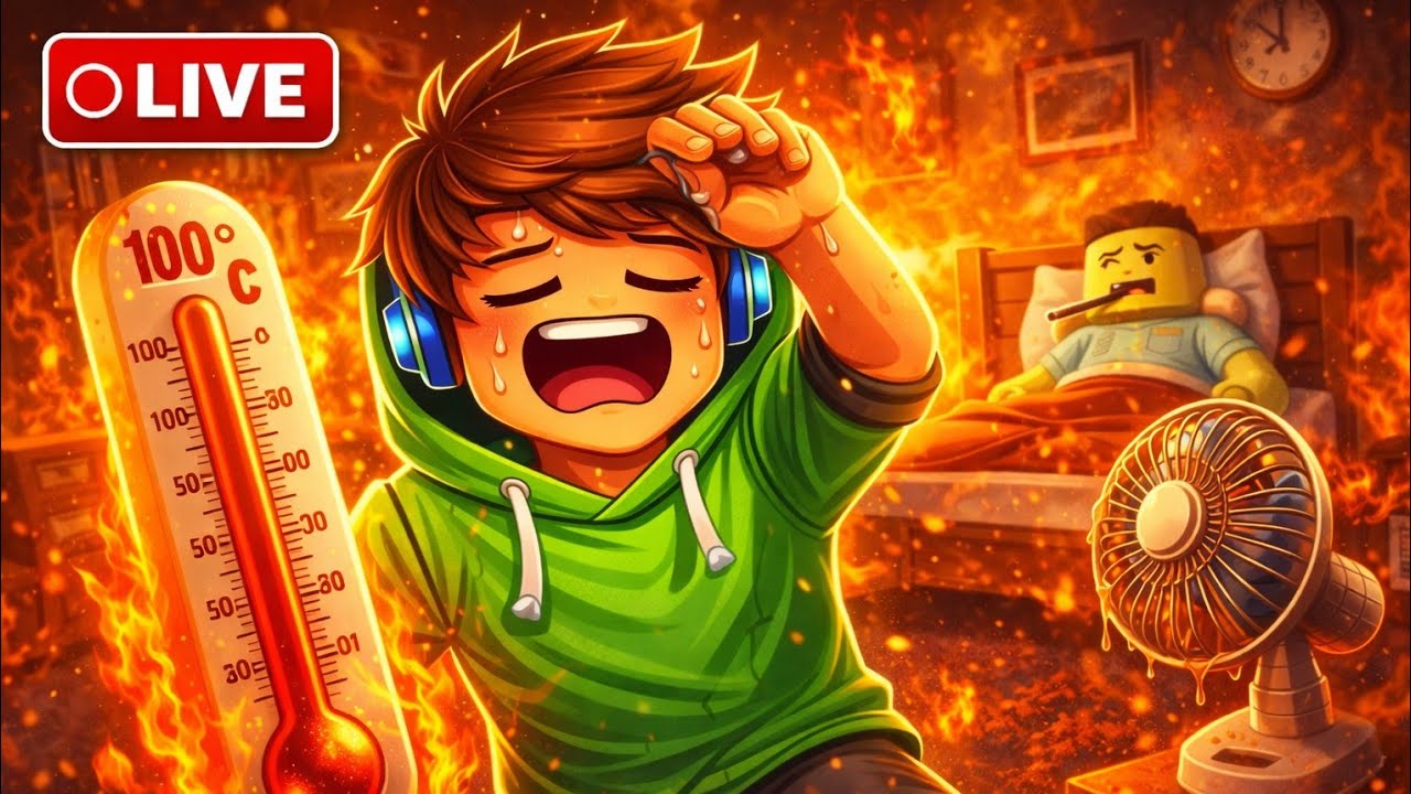 live de Roblox jogando preciso de mais calor