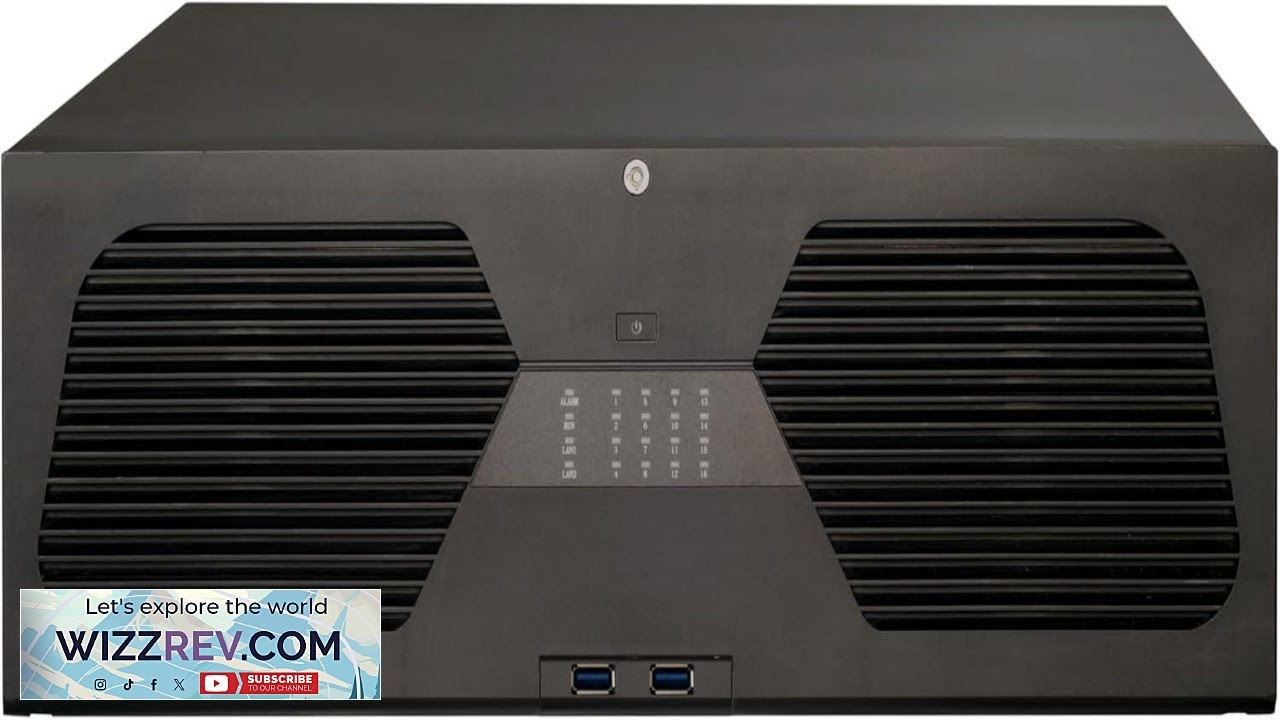 256 Channel 3U Network Video Recorder for Security Camera System NDAA Compliant