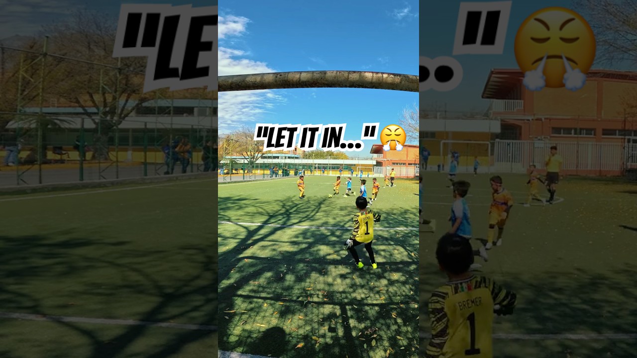 THEY TOLD HIM TO LET IT IN... 😤 BremerEliteKeeper&rsquo;s Cold Response!  #football #soccer