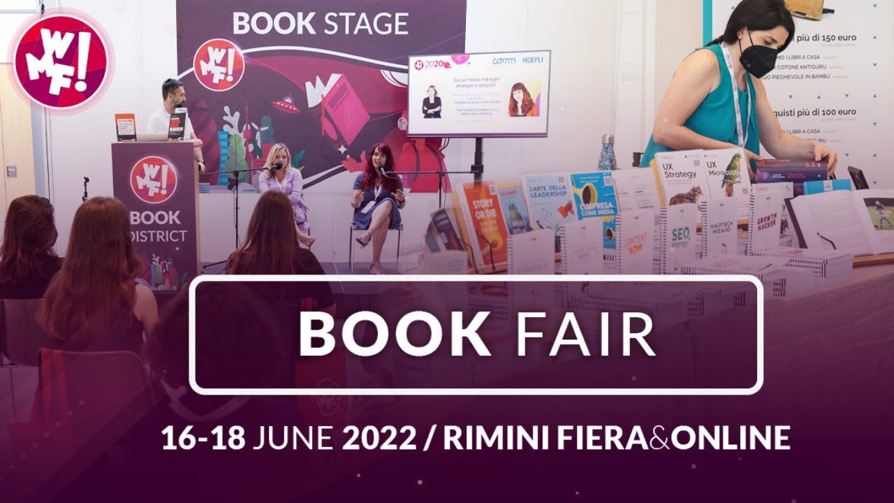 WMF 2022 | Book Fair | 16 &bull; 17 &bull; 18 giugno 2022 - Rimini Fiera