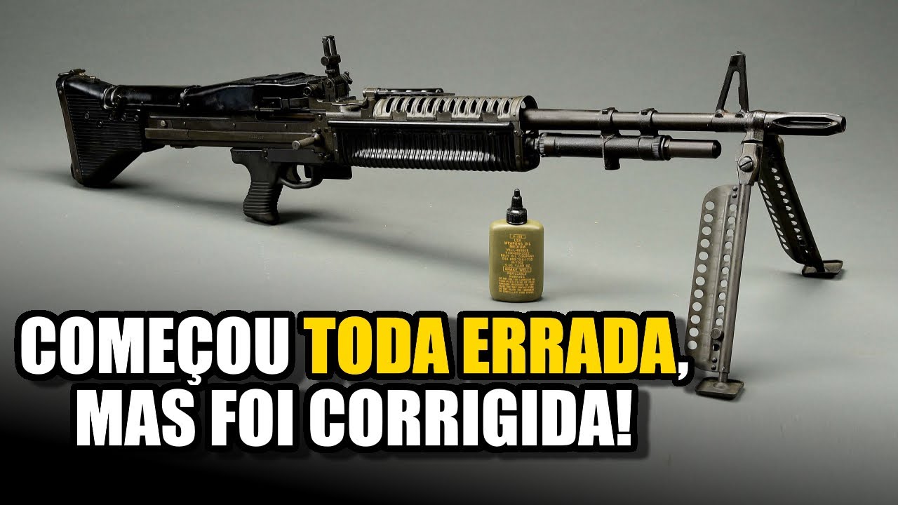 Metralhadora M60 e a reviravolta na sua evolução!