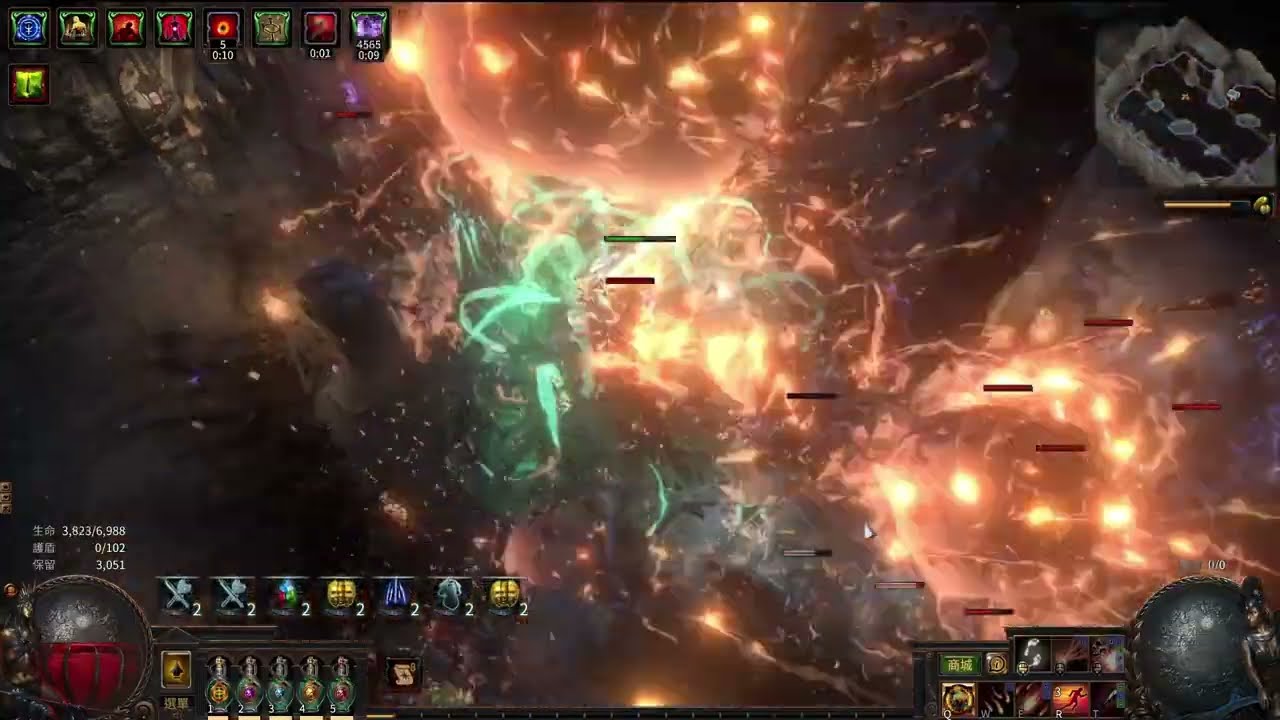 [POE3.27]追獵毒暈眩時施放，幻象異界與T17神諭甲蟲策略 Poison CWS