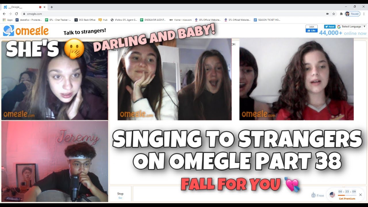 SINGING! TO STRANGERS ON OMEGLE PART 38 | FALL FOR YOU 💘  [BEST REACTION] Jeremy Novela