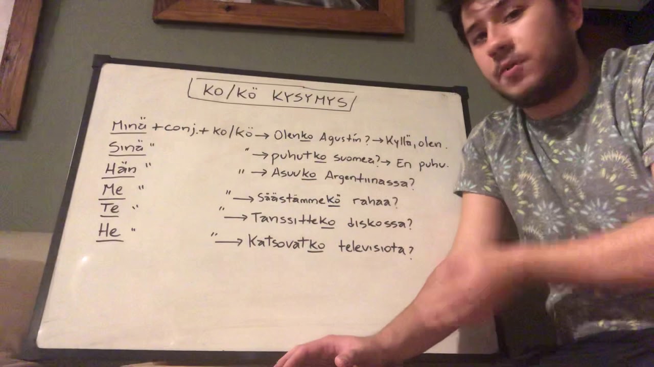 APRENDER FINÉS 🇫🇮 PREGUNTAS AFIRMATIVAS