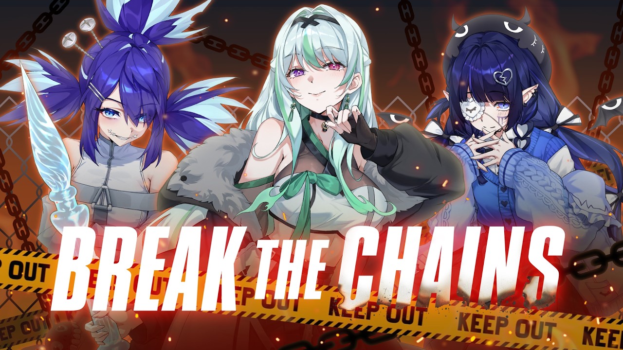 V4Mirai『 BREAK THE CHAINS feat. Lunalia 』(Официальный музыкальный клип)