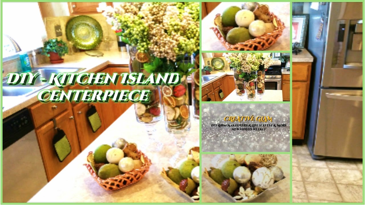 💎CREATIVE GLAM💎  DIY - Kitchen Island Centerpiece 📷
