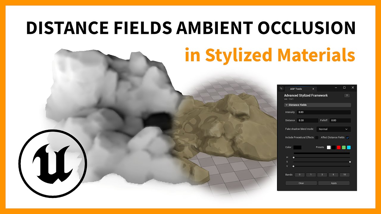 Distance Fields AO in Stylized Materials - UE5