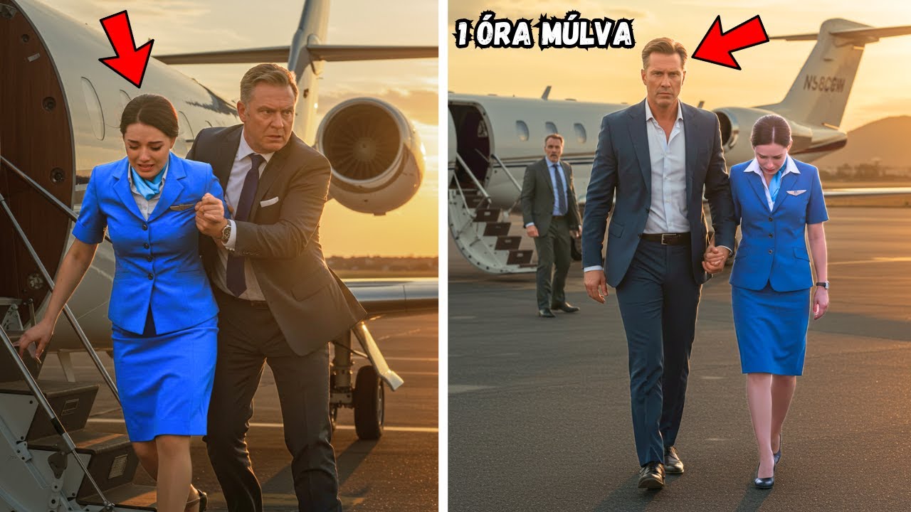 KIZAVARTÁK a Légiutaskísérőt a Luxus Repülőről... 1 Óra Múlva a Dühös Férje Egy Magángéppel Érkezik