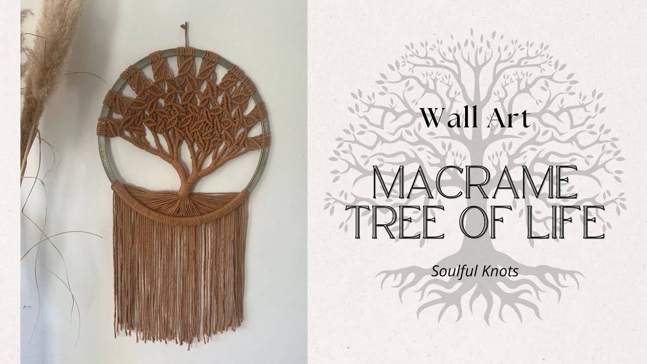 Earthy & Elegant: Macrame Tree of Life for Home Decor