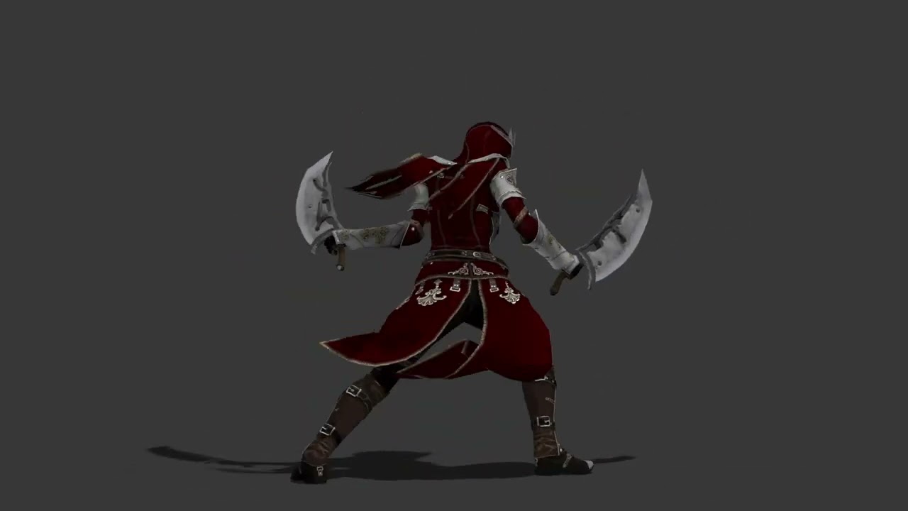 Game animation portfolio(woman)