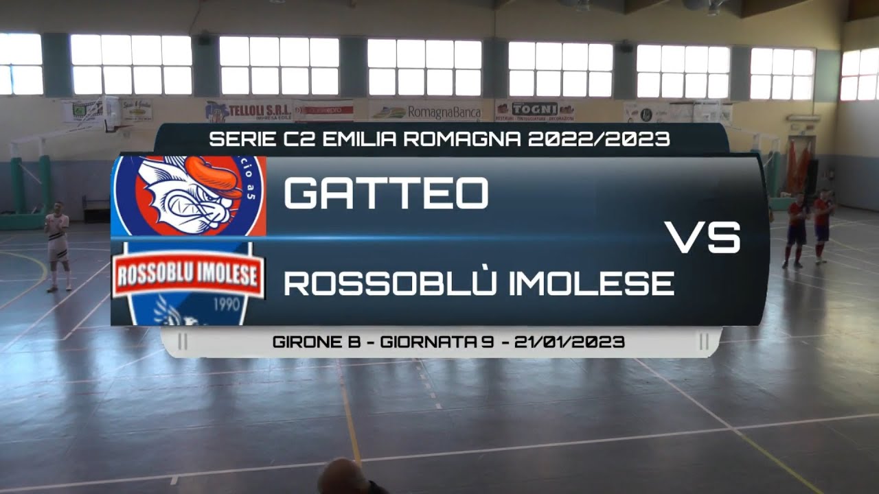 GATTEO VS ROSSOBLÙ IMOLESE - SERIE C2 EMILIA ROMAGNA 2022/2023 GIRONE B - GIORNATA 9 - 14/01/2023