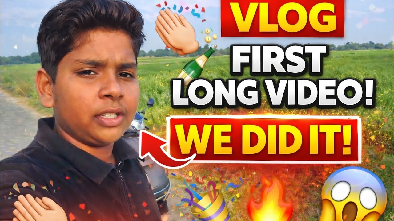 My first vlog ✅!!